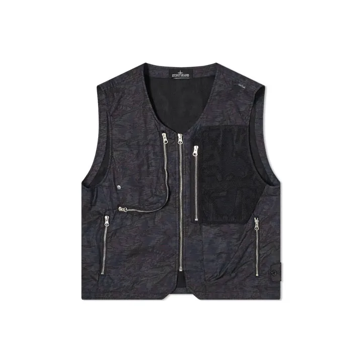 STONE ISLAND SS21 Vest Men's Black-0