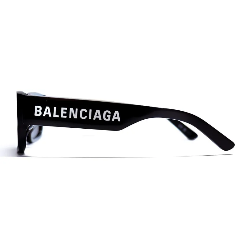 Balenciaga Square Frame Recycled Acetate Sunglasses Havana/Havana/Green-3