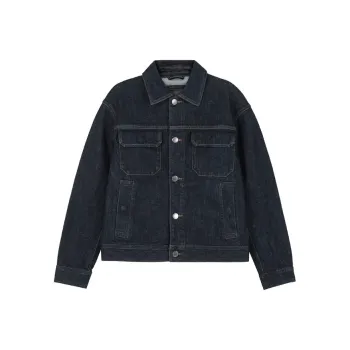 EMPORIO ARMANI Rinse washed Denim Jacket