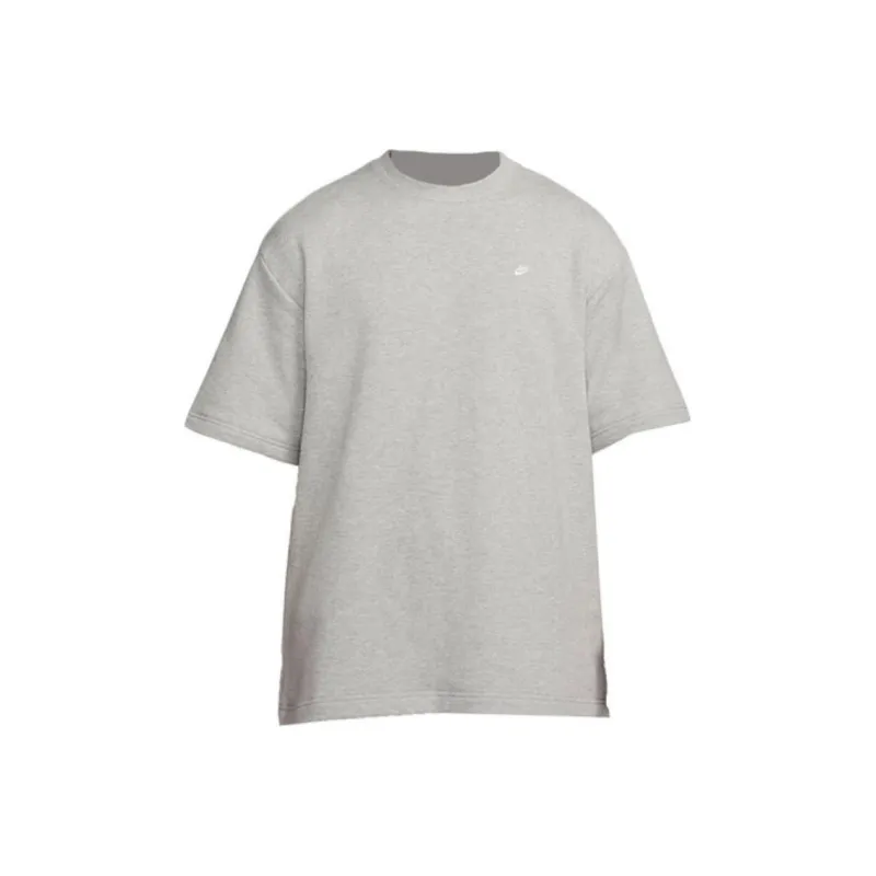 Nike T Shirt Men's Dark Gray Heather/White-0