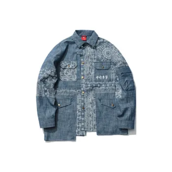 LiNing Sports Fashion Collection Denim Jackets Men Hometown Blue