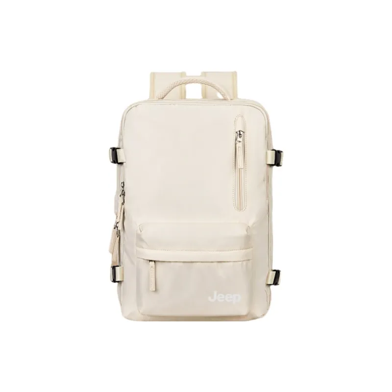 Jeep Polyamide Backpack Tubas Unisex Ecru-0