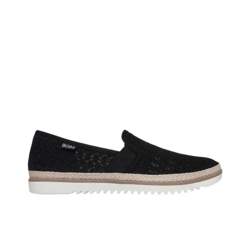 Skechers BOBS Flexpadrille LO Low Top Casual Shoes Women's Black-1