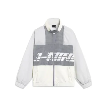 LiNing Jacket Men's Sichuan Stone Gray Ivory