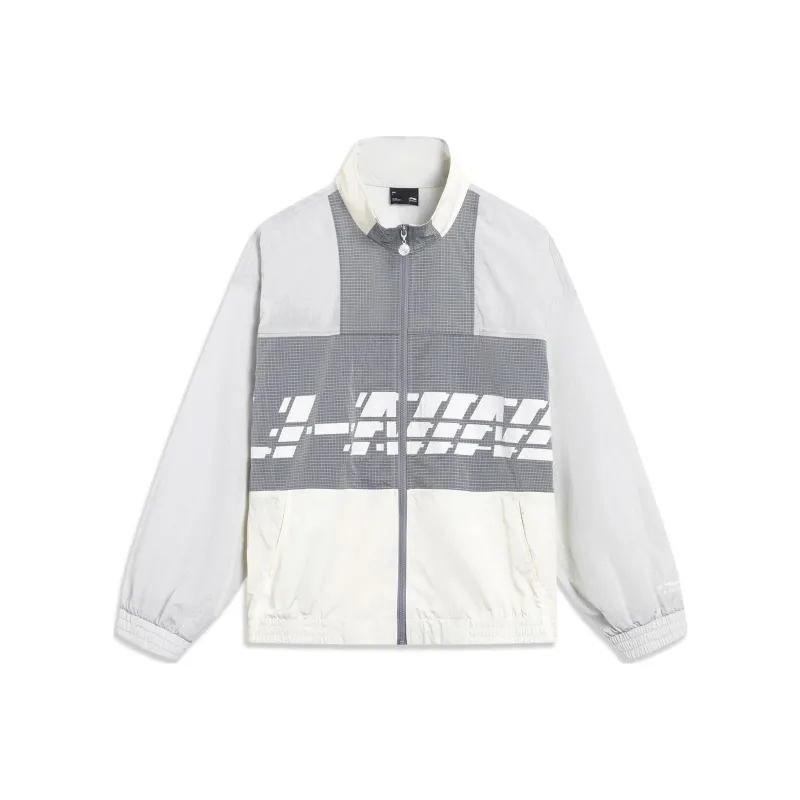 LiNing Jacket Men's Sichuan Stone Gray Ivory-0