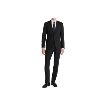 DIOR Business Suits Coats Men's Dark Blue