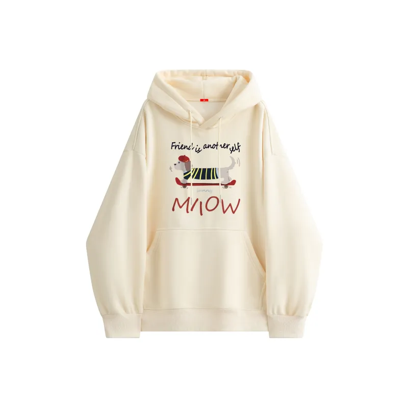 MIIOW Trend Party Series Sweatshirt Unisex Black-3