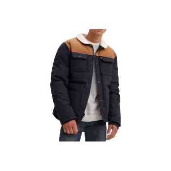 Levis Jackets Men Navy Blue