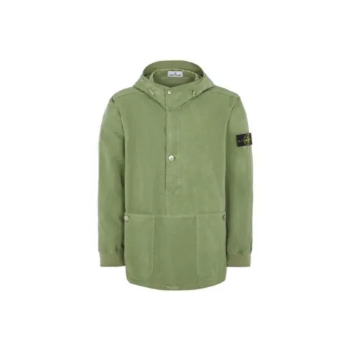 STONE ISLAND Jackets Men Sage Green