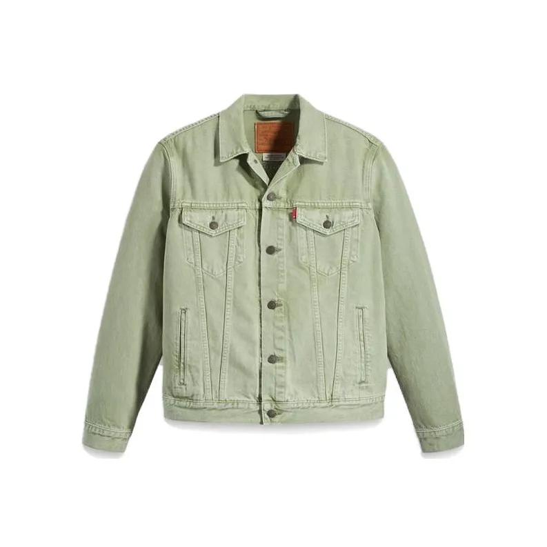 Levis Denim Jackets Men Light Green-0