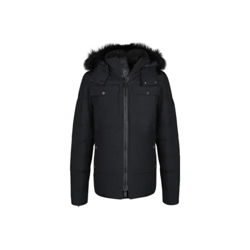 Moose Knuckles Down Jackets Womens Black