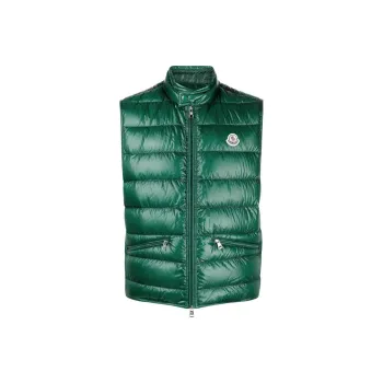 Moncler Gui Series Vests Men Green