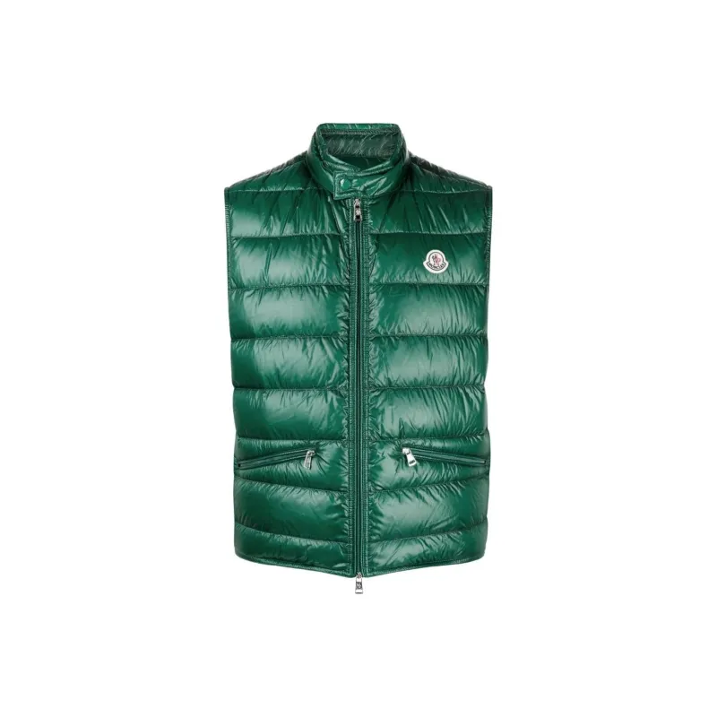 Moncler Gui Series Vests Men Green-0