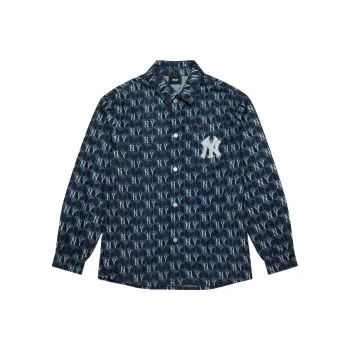 MLB Denim Jackets Unisex Dark Marine Blue