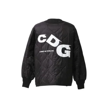 CDG Puffer Jackets Unisex Black