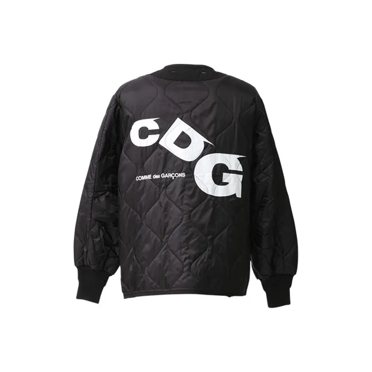 CDG Puffer Jackets Unisex Black-0