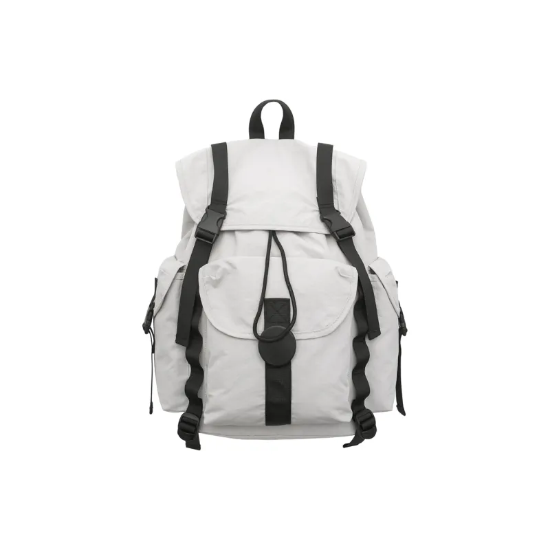 DCLOUD Nylon Backpack Unisex Orange/White/Black/Green/Light Gray-27