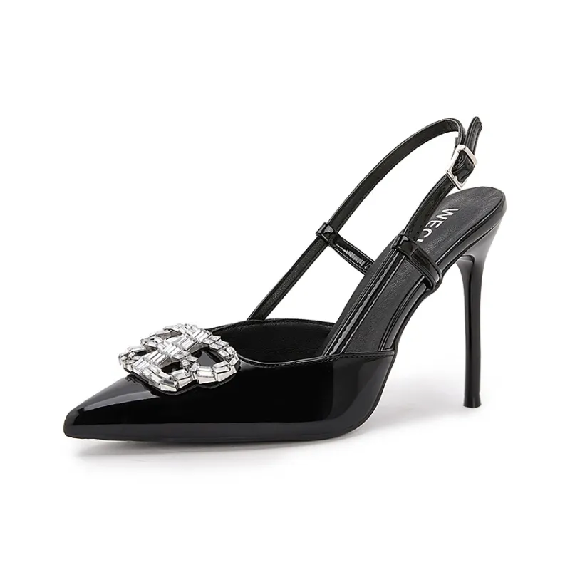 WECKER Slim Heel High Heels Women's Black-0