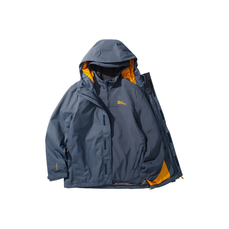 Jack Wolfskin Outdoor Hiking Water-Resistant Water-Repellent Windbreaker Jacket Men's-18
