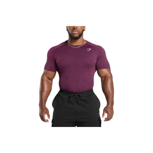 GYMSHARK T Shirt Men's Magenta Purple