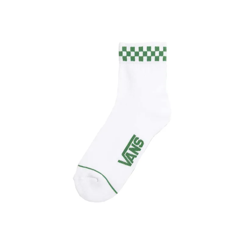 Vans Peek A Check Mid Calf Socks Unisex 1 Pack Green-0