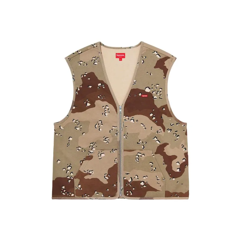 Supreme Zip Up Sweat Vest-3