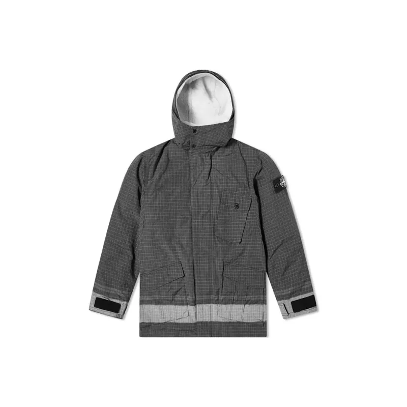 STONE ISLAND Down Jacket Men's Black-0