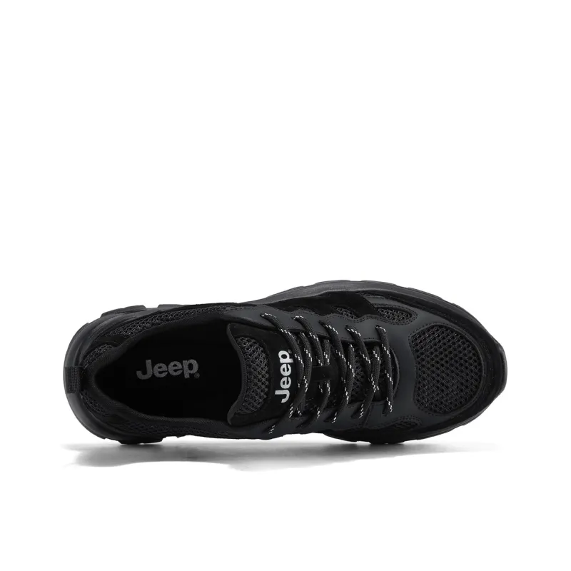 Jeep Casual Shoes Men Low Top Black, Gray, Sand-3