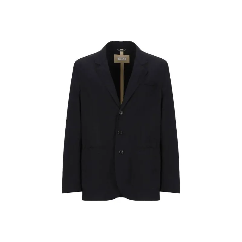 Brunello Cucinelli Patch pocket Single breasted Blazer-0