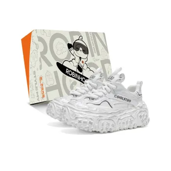 ROBINHOOD Cushioning, Slip Resistant, And Abrasion Resistant Low Top Chunky Sneakers Men's Box