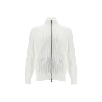 Brunello Cucinelli Zip Up Knitted Cardigan
