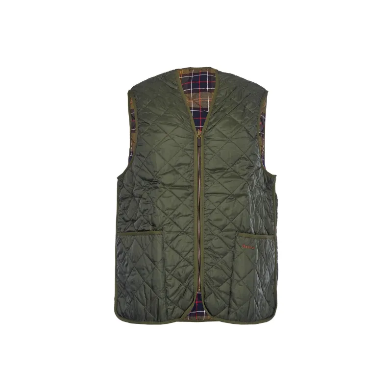 BARBOUR Reversible Checkered Zip Up Gilet-0