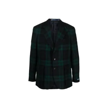 Polo Ralph Lauren Checked Wool Single-breasted Blazer
