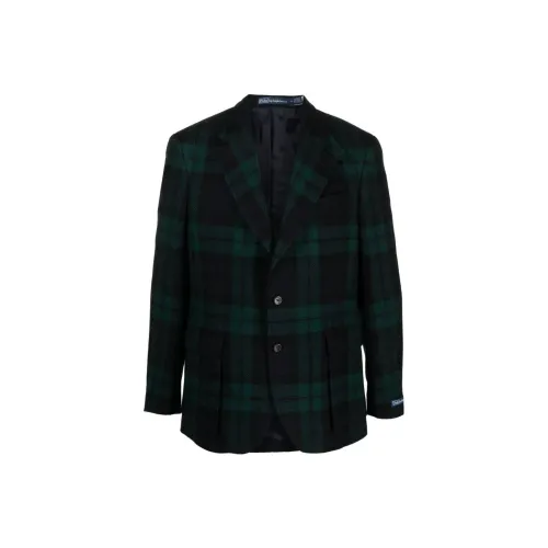 Polo Ralph Lauren Checked Wool Single-breasted Blazer