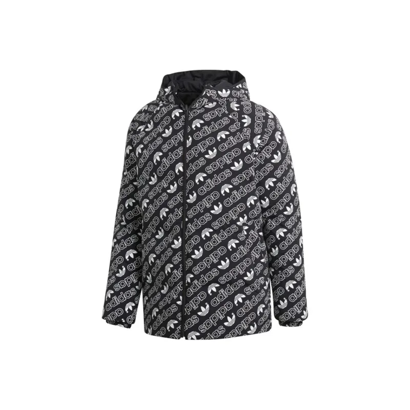 Adidas Originals Down Jacket Men's Black White-0