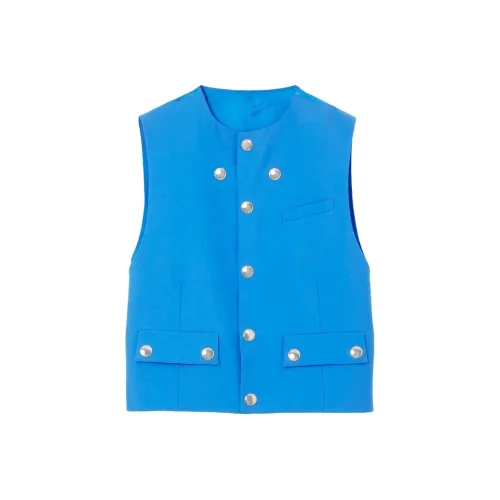 Burberry Vests Men Vivid Blue