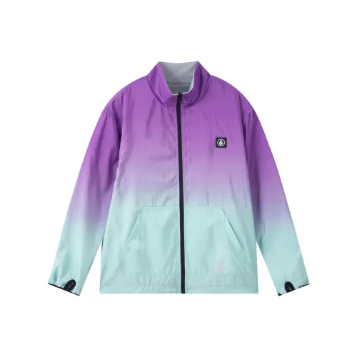 VOLCOM tweed-panels Coats Men's Aurora Purple