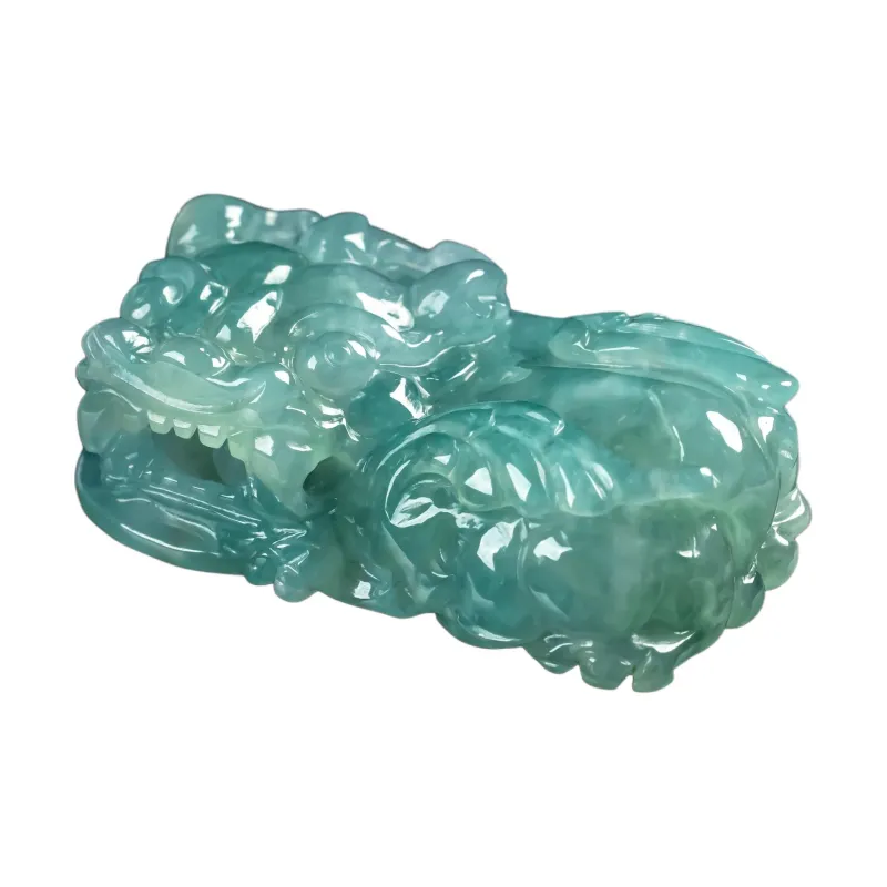 PUPAN Ice Glutinous Jadeite Pendants Unisex-0