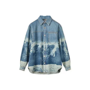 LOEWE X Paula's Ibiza Surf print Shirt