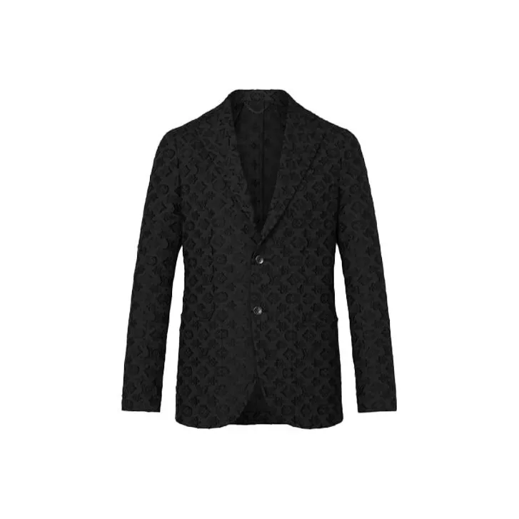 LOUIS VUITTON FW21 Business Suits Coats Men's Black-0