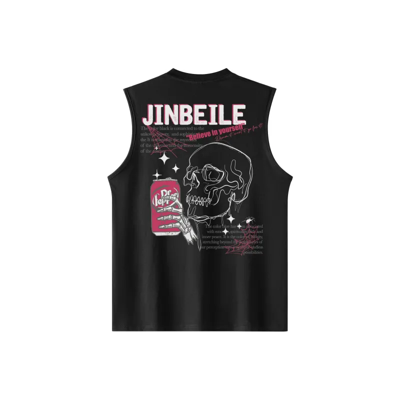 JINBEILE Tank Tops Unisex-0