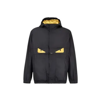 FENDI Windbreaker Jacket Men's Black