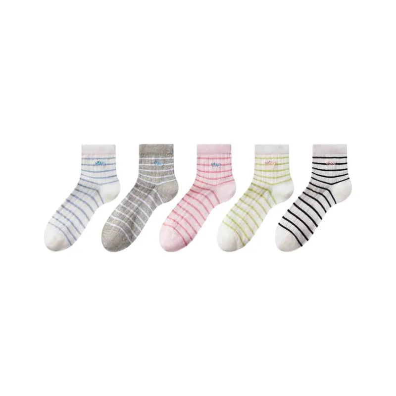 MADALLO Mid Calf Socks Women's 5 Pack-4