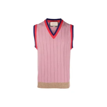 GUCCI Vests Men Pink
