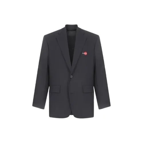 Balenciaga Business Suit Coat Loose Fit Men's Black