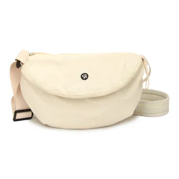 BUBM Washed Cloth Shoulder Bag Unisex Black/Yellow/White/Blue/Gray