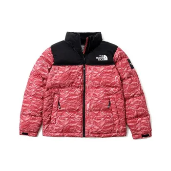 THE NORTH FACE Novelty Eco Nuptse Down Jacket Ls Red Unisex Korea Version