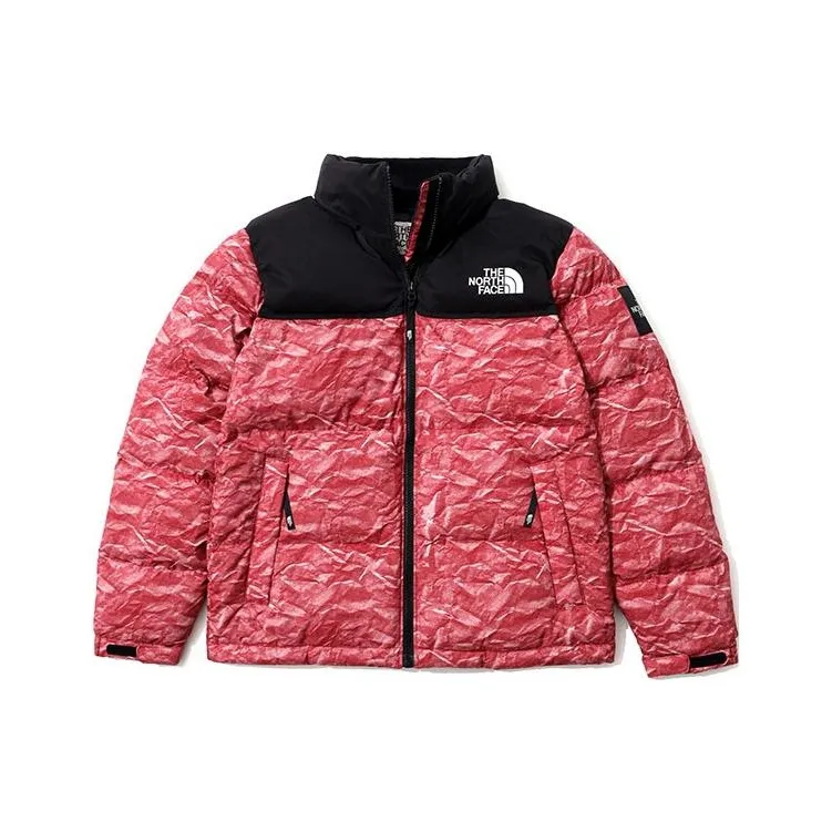 THE NORTH FACE Novelty Eco Nuptse Down Jacket Ls Red Unisex Korea Version-0