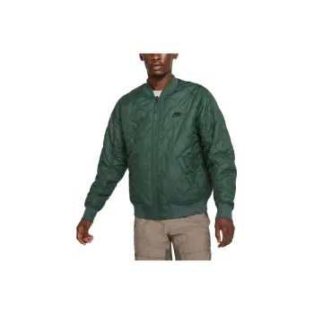 Nike Sportswear Essentials Series Puffer Jacket Winter Men's Silver Galaxy Green
