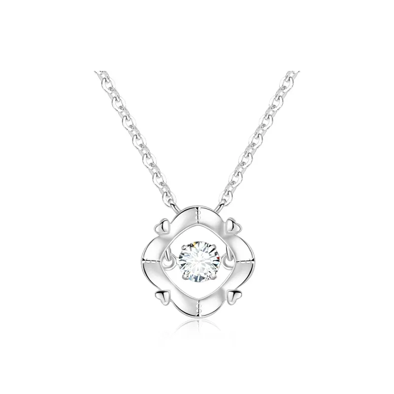 TIMEBOTTLE S925 Silver Necklaces Women's-4